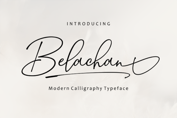 Belachan: The Script Typeface That Elevates Editorial Design
