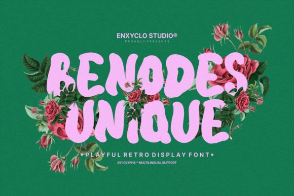 Benodes Unique: The Bold Script Font for Modern Editorial Design