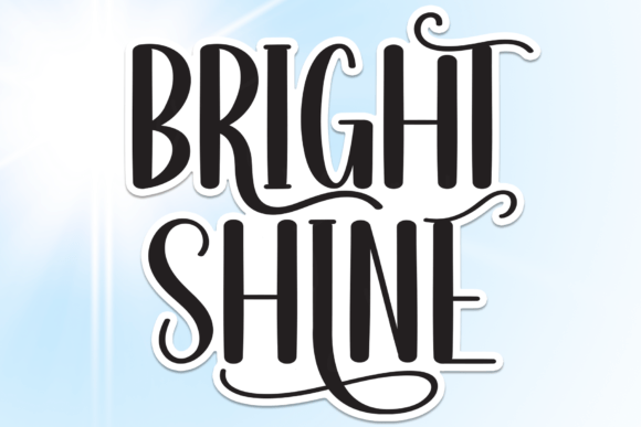 Bright Shine: The Handwritten Typeface That Elevates Editorial Design