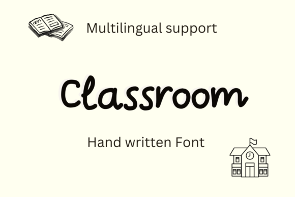 Classroom: A Handwritten Typeface for Editorial Calm