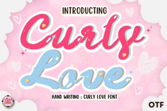Curly Love: The Festive Script Font for Handmade Creators