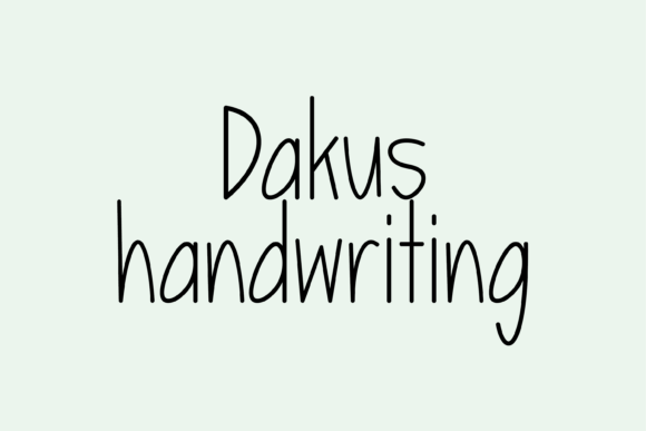 Dakus: The Handwritten Typeface That Transforms Small Business Branding