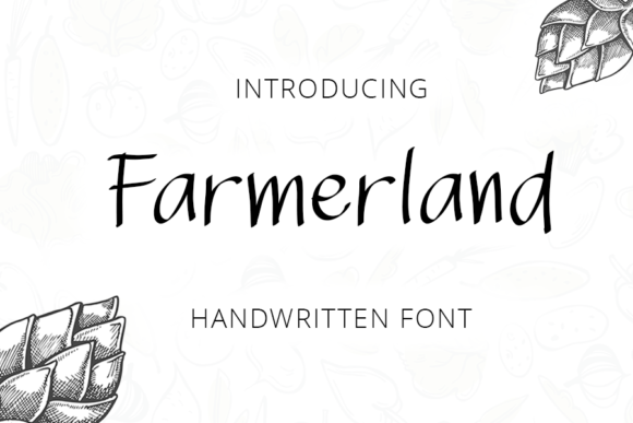 Farmerland: The Handwritten Typeface That Brings Craft Projects to Life