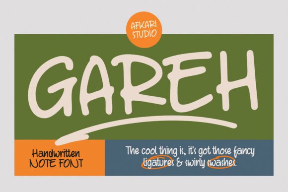 Gareh: The Handwritten Marker Font That Elevates Campaign Creativity
