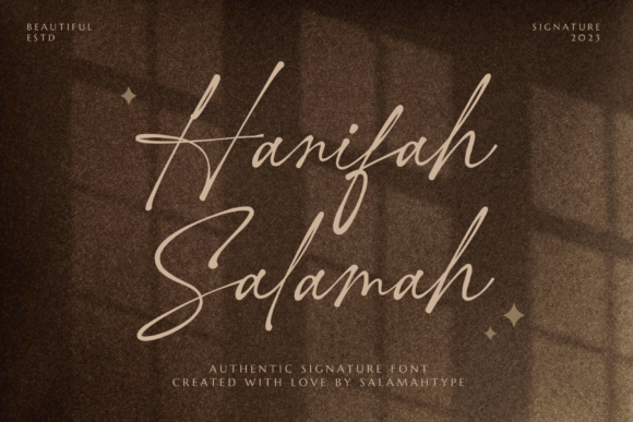 Hanifah Salamah: The Elegant Typeface for Polished Brand Identity