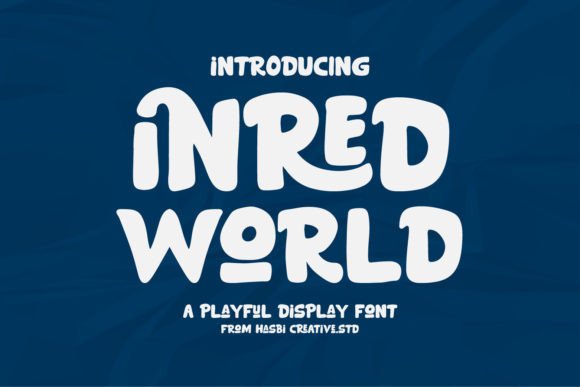 Inred World: A Playful All-Capital Typeface for Bold Branding