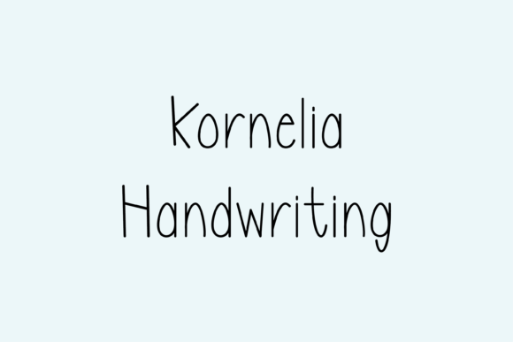 Kornelia: The Friendly Handwritten Typeface for Modern Branding