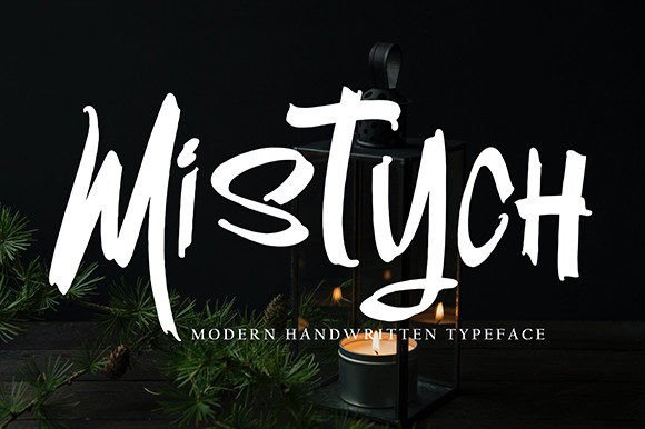 Mistych: The Handwritten Brush Font That Elevates Your Crafts