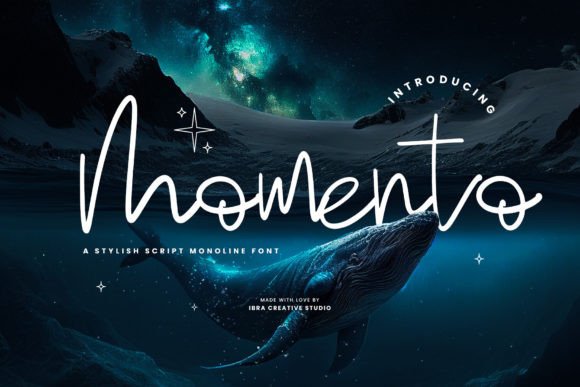 Momento: The Modern Script Typeface for Scroll-Stopping Campaigns