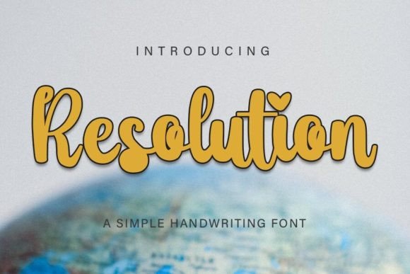 Resolution Font Review: A Bold Script for Modern Branding