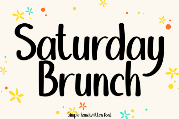 Saturday Brunch: The Perfect Handwritten Font for Small Business Branding