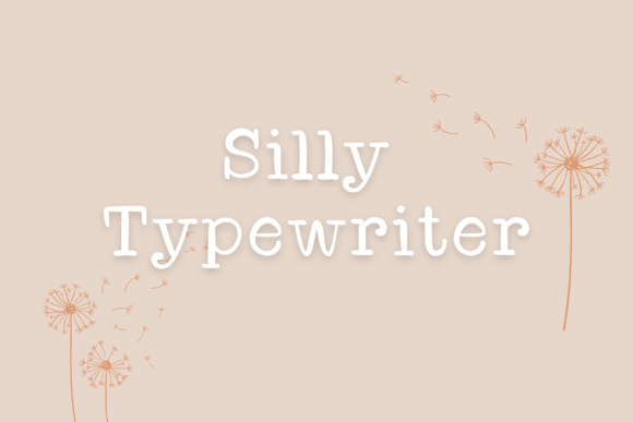 Silly Typewriter: A Modern Handwritten Typeface for Editorial Design