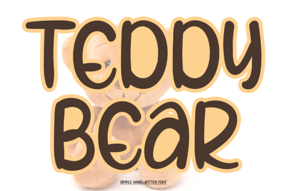Teddy Bear Font: A Whimsical Typeface for Playful Branding