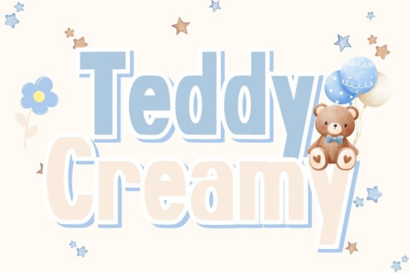 Teddy Creamy: A Playful Typeface for Editorial Design