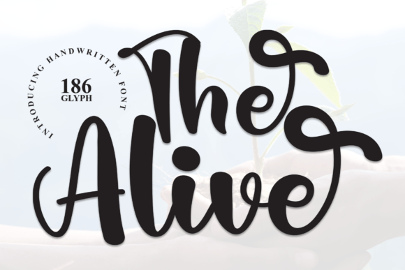 The Alive: A Sweet Handwritten Font for Your Craft Projects