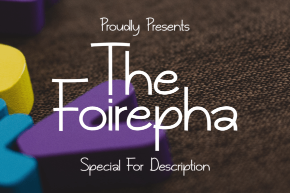 The Foirepha: A Handwritten Typeface for Modern Editorial Design