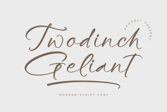 Twodinch Geliant: The Modern Script Font That Elevates Your Brand