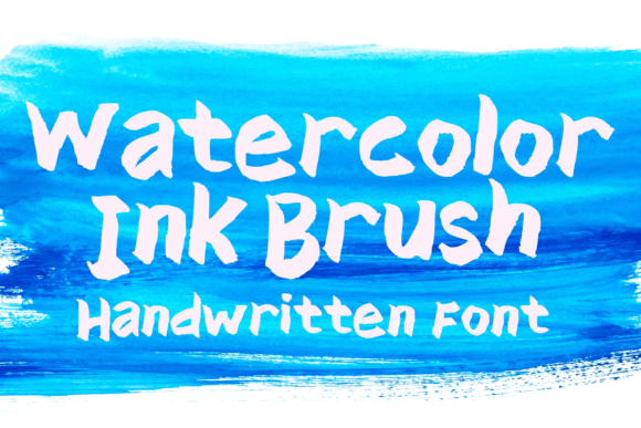 Watercolor Ink Brush: The Playful Typeface That Elevates Campaign Visuals