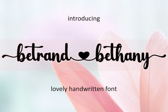 Why Betrand Bethany Is the Perfect Script Amp for Editorial Design