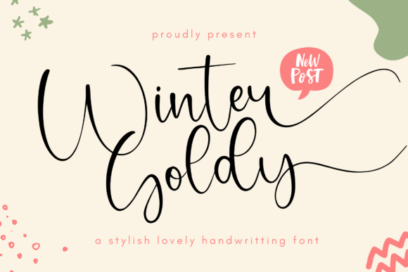 Winter Goldy: The Handwritten Typeface That Elevates Editorial Design