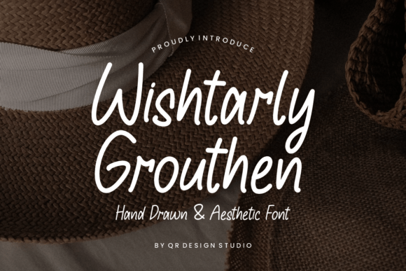 Wishtarly Grouthen: The Handwritten Typeface for Creative Makers