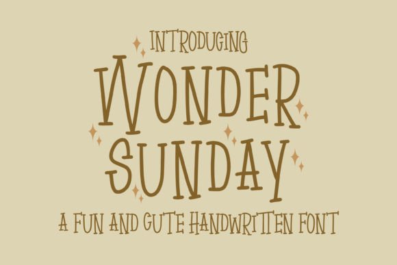 Wonder Sunday: The Playful Typeface That Brings Handmade Goods to Life